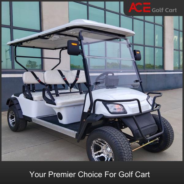 Compact Chargeable Electric Golf Buggy 14inch Tire Size 80 - 100km Traveling