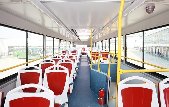 Public Transport 7 - 14 Meters City Bus Transportation With Adjustable Driver Seat