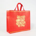Printed Die Cut Bag Polypropylene Non Woven Tote Shopping Bags Recycled Reusable
