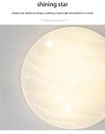 LED Ceiling Lamp Modern Wooden Shining Stars Lampshape Ceiling Lights(WH-WA-60）
