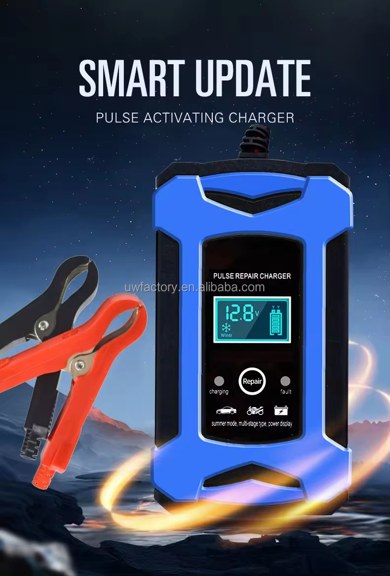 Portable Super Capacitor 12v 6a Battery Repair Charger for Power Bank OTP Protection Current Protection