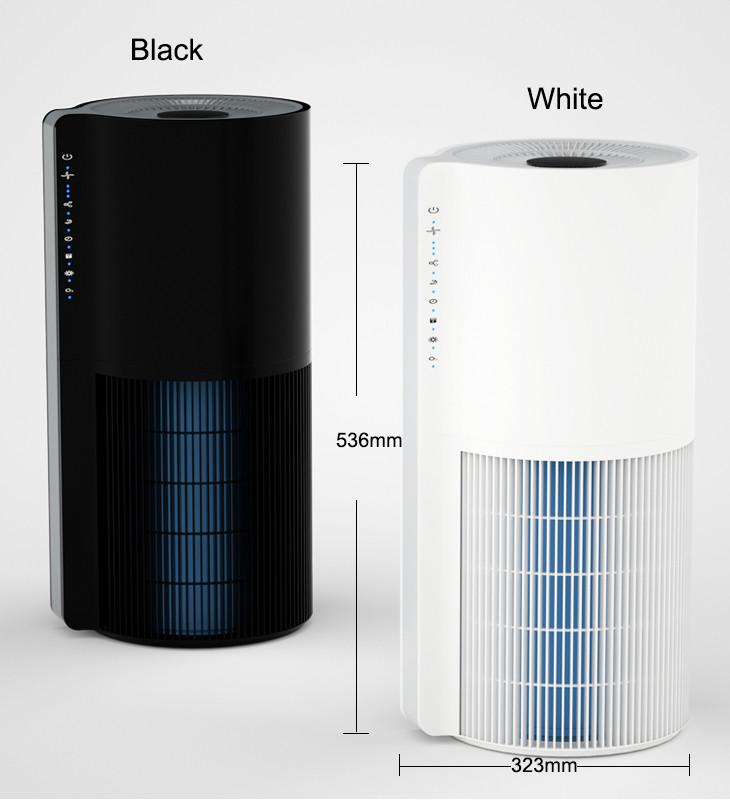 Nylon Mesh 52W 260M3/H Hepa Filtration Air Purifier