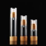 Empty 15ml 30ml 50ml Custom Cosmetic Bottles Clear Plastic For Personal Care