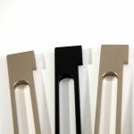 220mm Aluminium Furniture Handles Black Sliding Cupboard Door Handles