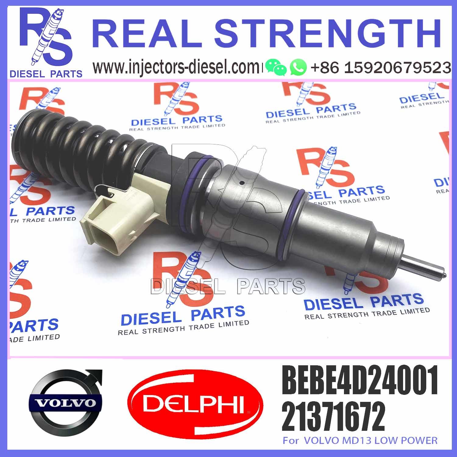 D13F Engine Parts Diesel inyector Fuel Injector Assembly BEBE4D08001 BEBE4D16001 BEBE4D24001 21371672 For V-O-L-V MD13 LOW