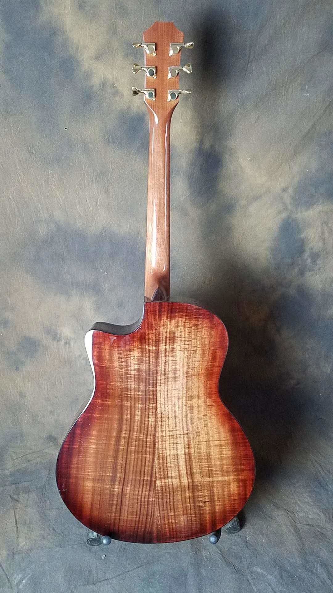 KOA body acoustic guitar Free Shipping Sunset finish KOA acoustic electric guitar
