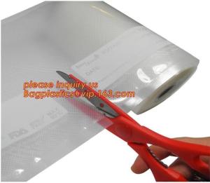 Quality nylon pe vacuum pouch sealed vacuum bag 3 side sealed vacuum bag vacuum pouch Zipper with valve vacuum bags Three side s wholesale