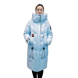 Quality FODARLLOY F22563 Ladies Warm Hooded Cotton-padded Clothes Women Slim Long Winter Jackets Women Coats wholesale