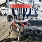Plastic Co Extrusion Blown Film Making Machine Twin Head Machine Food Milk