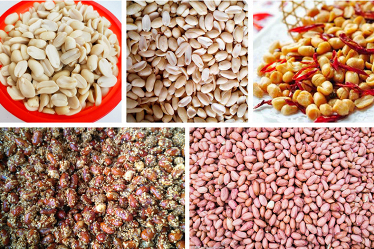 Electric Soybean Peeling Machine 200kg/H Wet Peanut Saparating Machine
