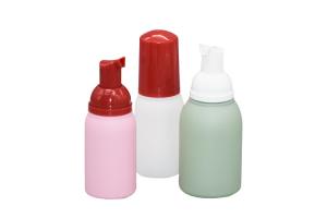 Quality Hpde Hand Wash Od 33mm Foam Pump Bottle Cosmetic 50ml 100ml wholesale