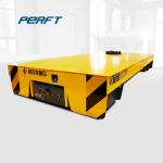 Industrial Trailer Ladle Rail Transfer Cart Customized Color For Metal Sheet