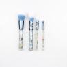 Buy cheap Transparent Travel Makeup Brush Kit Mini Pattern Ferrule Handle Fiber Hair from wholesalers