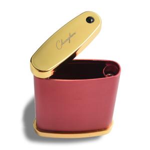 Quality Pink Antirust 90*135mm Stainless Steel Ashtray Metal Ashtray With Lid wholesale