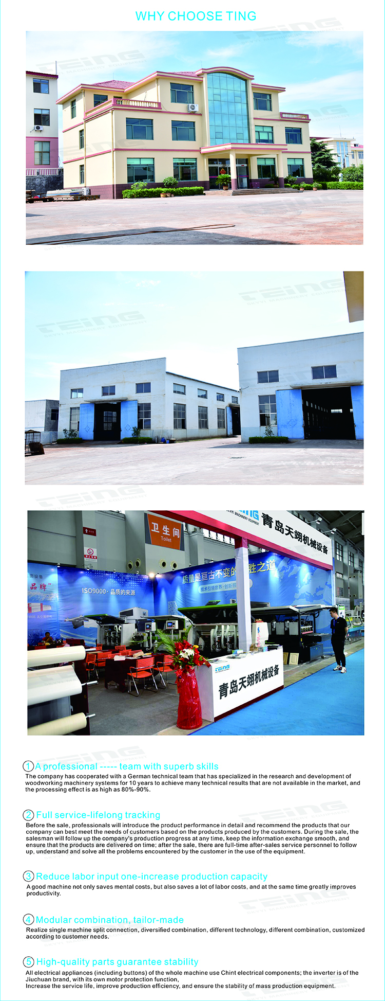 Max planing capacity 4mm Woodworking Machine Planer Thicknesser MB104A for Woodworking