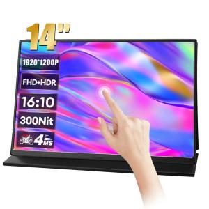 Quality 1920*1200P RGB Gaming Portable Monitor Touchscreen 14&quot; For LG Laptop Computer wholesale