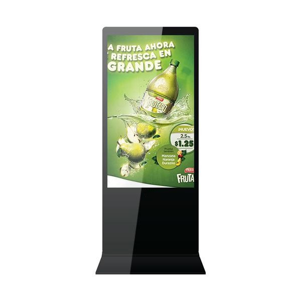 Big 55 Inch Outdoor LCD Advertising Display 1500cd/M2 Android Based Solution