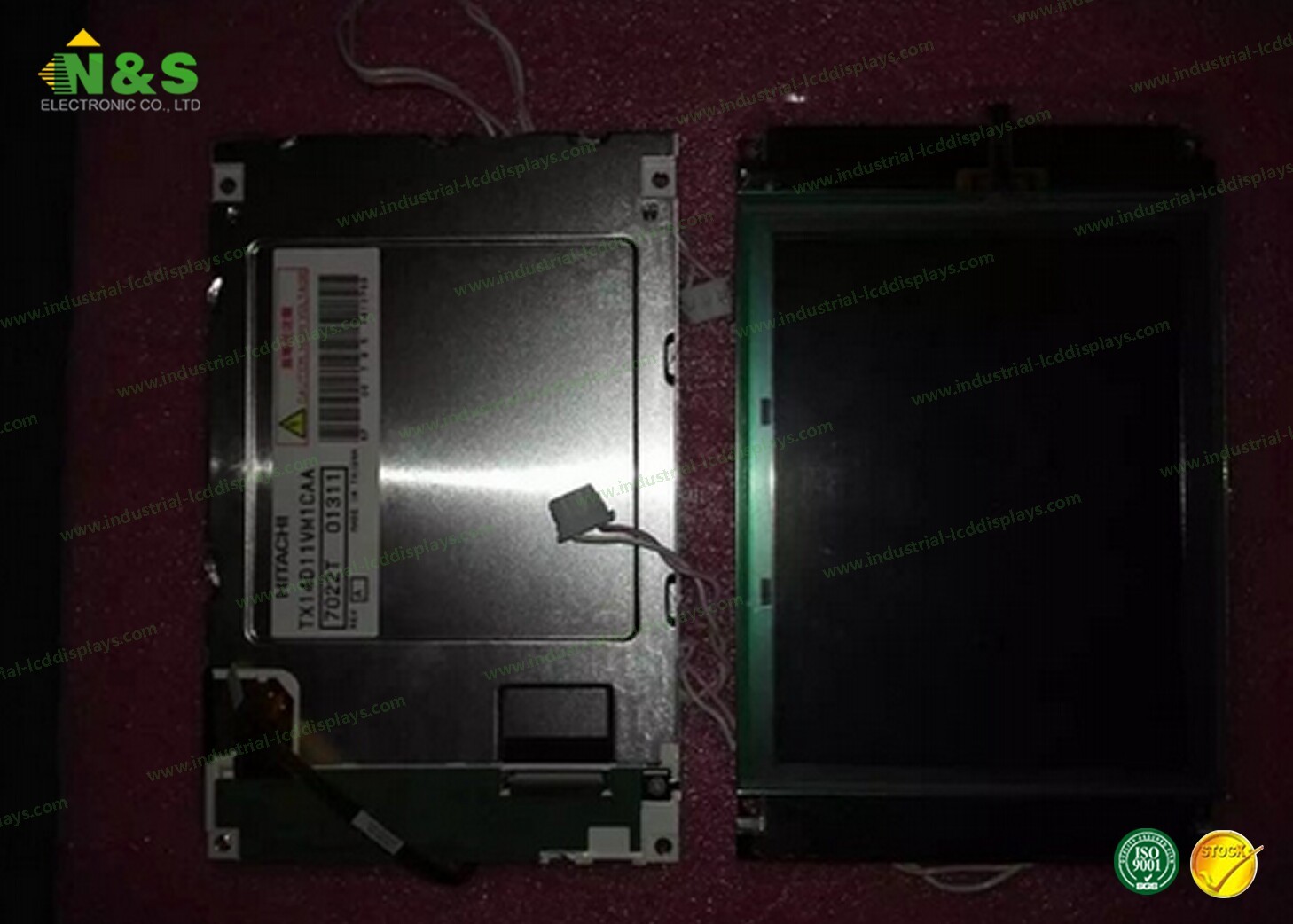 Normally White 5.7" Hitachi LCD Panel TX14D11VM1CAA For Advertising Application