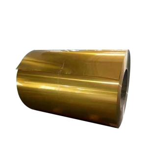 Quality 1100 PE Coating Color Gold Pre Painted Aluminium wholesale
