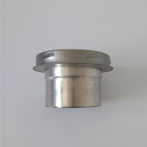 Quality Silver 6 Inch Double Wall Chimney Pipe Twist Insulated Adaptor CE &amp; ISO9001 wholesale