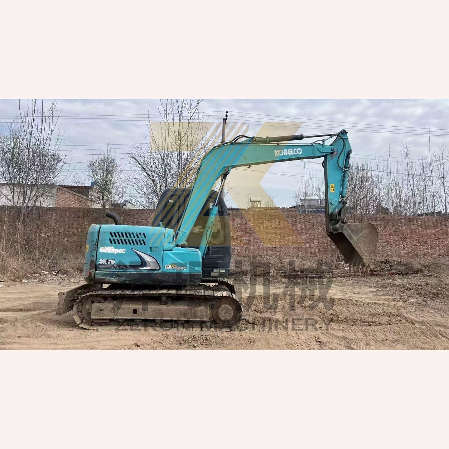 41KW Japan Made Kobelco Mini SK75 YC85 SK75-8 SH120 SR Excavator 9 27 2023 On Time