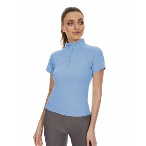 Quality Blue Spandex Nylon Equestrian Base Layer Eco-Friendly Riding Clothing wholesale