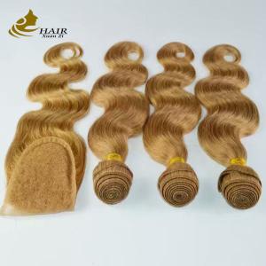 Quality 16 inches Virgin Human Hair Bundles No Tangle No Shedding Directly Prices wholesale