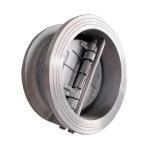 High Pressure Pn1.6MPa Full Bore Clamp Double Disc Check Valve in 304 Stainless