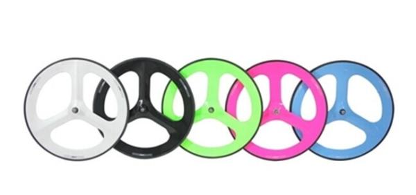 2014 colorful new700c light tri-spokes /3-spoke carbon clincher wheel for road