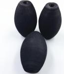 Black EVA Fishing Net Floats , Plastic Fishing Net Floats OEM Service
