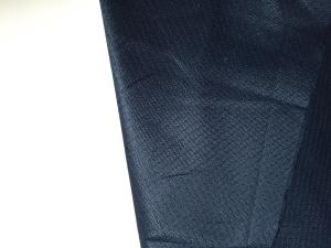 Quality 5mm Diamond Pattern Knitted Polyester ESD Fabric Dark Blue 135 GSM Weight wholesale