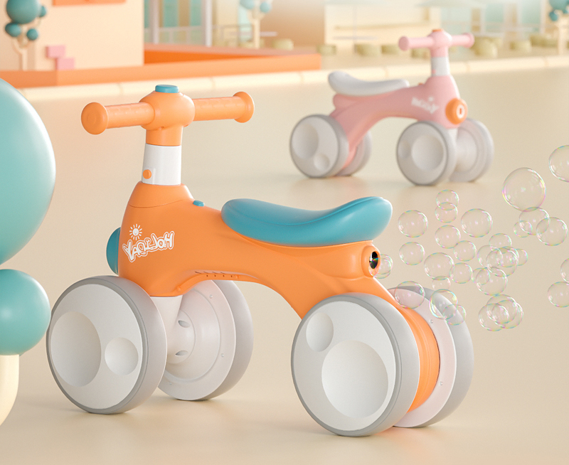 2022 Children's Balance Car Plastic Ride On Toy for Kids' Cycling Adventure Time