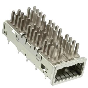 Quality 2057855-1 QSFP+ Cage with Heat Sink Press-Fit Through Hole wholesale