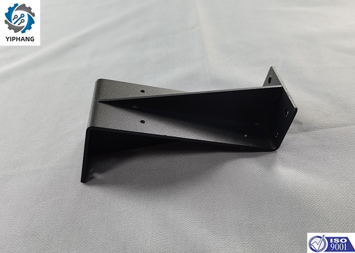 Black Brass Sheet Metal Parts Custom Stamping Bending Components 1.5mm ODM