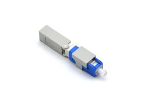 Quality Clamshell / Screw Fast Connect Fiber Connectors , Green 55mm Field Installable Connector wholesale