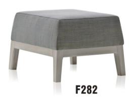 Quality America style mid century home ottoman with wood leg wholesale