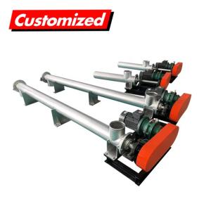 Custom Stainless Steel Screw Auger Conveyor Spiral Powder Feeder Machine Conveying System