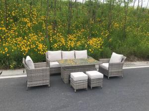 Quality Sofa Dining sets outdoor rattan dining set rattan dining set with ice pot wholesale