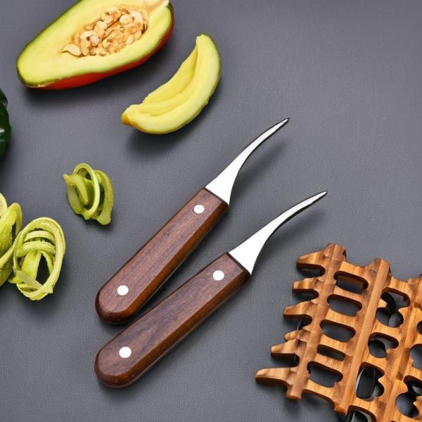 Stainless Steel Shrimp Peeler with Fish Belly Knife Streamlined Seafood