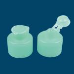 Ribbed Screw Flip Top Dispensing Caps / Colorful Plastic Bottle Flip Top OEM