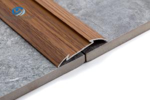 Quality 6063 Aluminium Stair Nosing Edge Trim 35m Height Wood Grain wholesale
