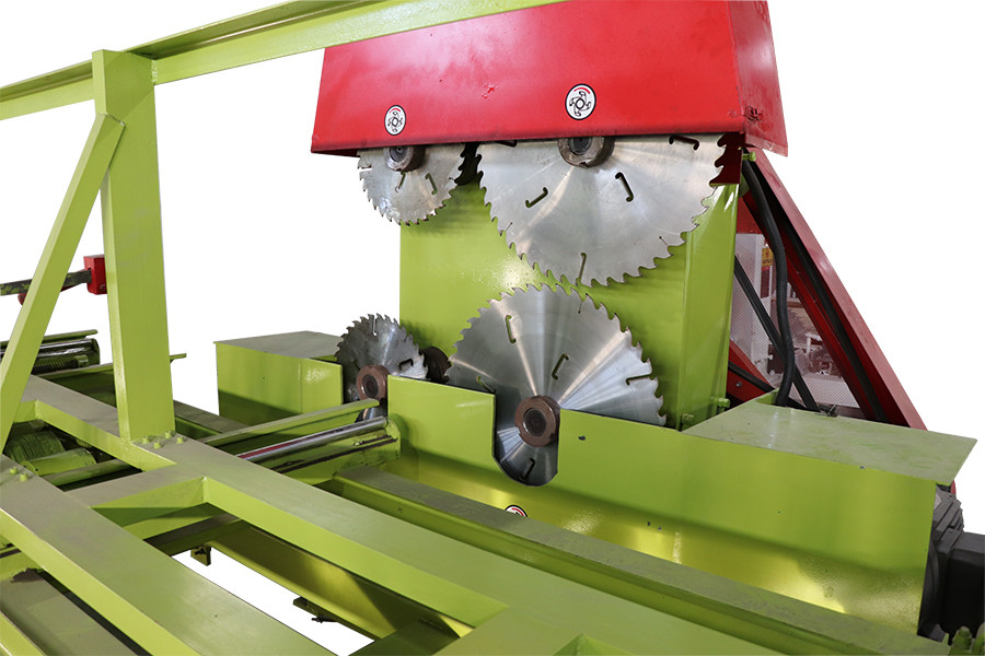 4 Shaft Multi Blade Circular Wood Saw with Auto Log Carriage