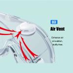 Anti Saliva Fog Consumable Medical Devices FDA Eye Protective Welding Glasses