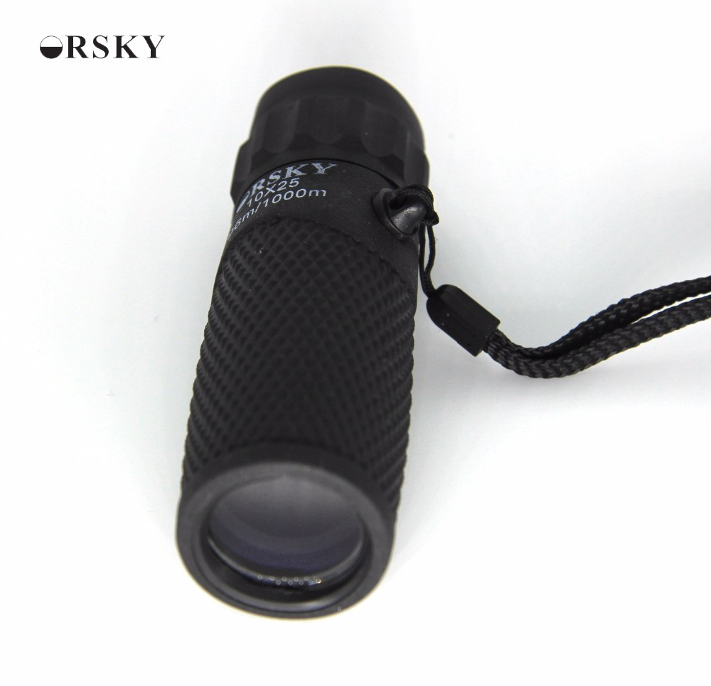 Black Portable Small Compact Binoculars 10X25 Mini Household For Child