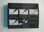 Plastic folding box for nail polish, screen printing