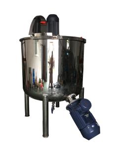 Quality Water And Oil Emulsification Tank 1000 Liter Vacuum Emulsifying Mixer wholesale