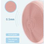 USB Rechargeable 2Watt Silicone Face Cleansing Brush
