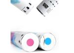 Blue Pink Cylinders 18 Inch Paper Confetti Cannon