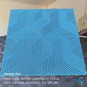Quality 18mm Garage Floor Tiles Slip Resistance and Ribbed Surface for Protection Against Wear And Tear wholesale