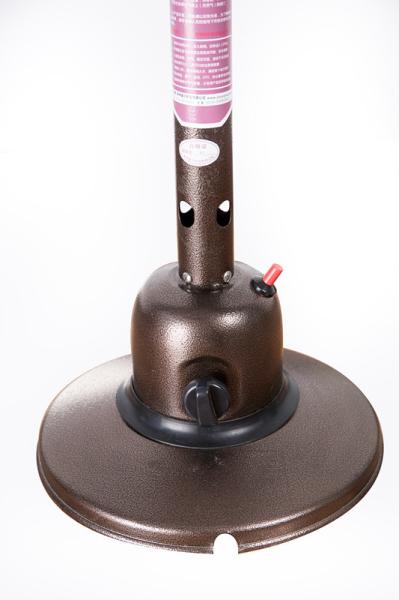 2m Fire Sense Hammer Tone Bronze Commercial Patio Heater , Outdoor Bar Heater 17